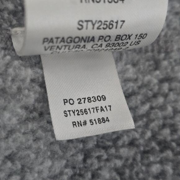 Patagonia Women’s Better Sweater 1/4 Zip Gray, Size Large - Picture 6 of 7